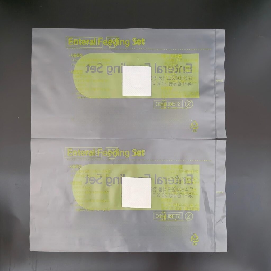 AZR Medical PE Window Pouch for Enternal Feeding Tube Packaging display